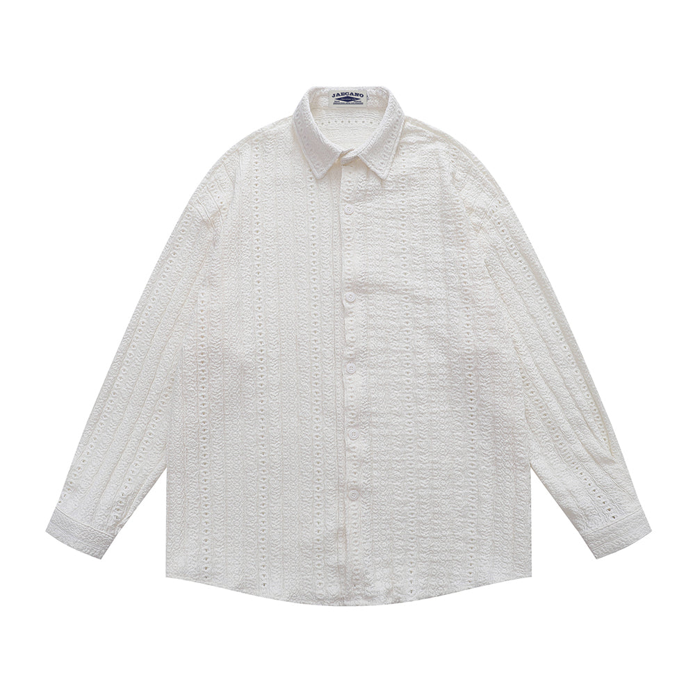 vintage striped long sleeve shirt