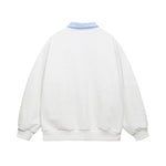 假兩件翻領衛衣