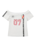 Retro sports short sleeves