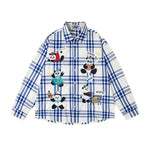 Fun embroidered long-sleeved shirt