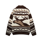 Vintage Elk Knit Sweater