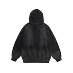 刺綉牛仔連帽衛衣