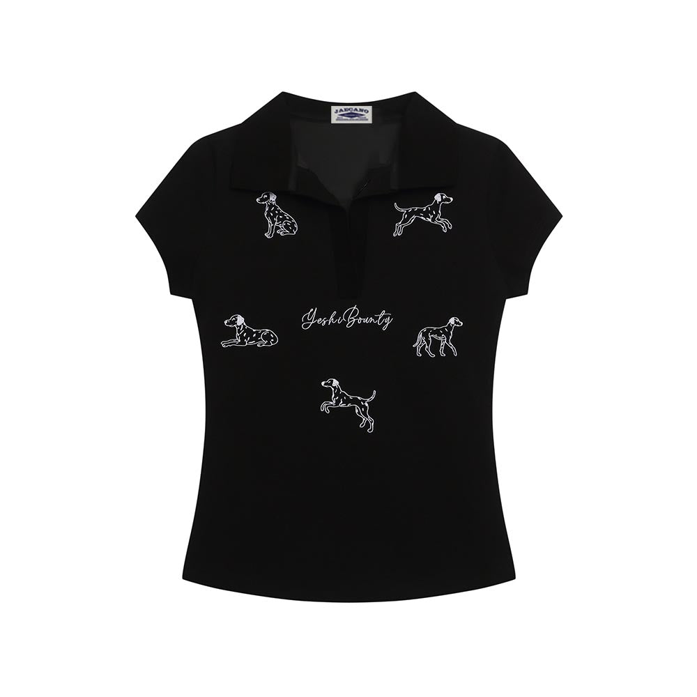 레트로 심플 반팔 (여성용)