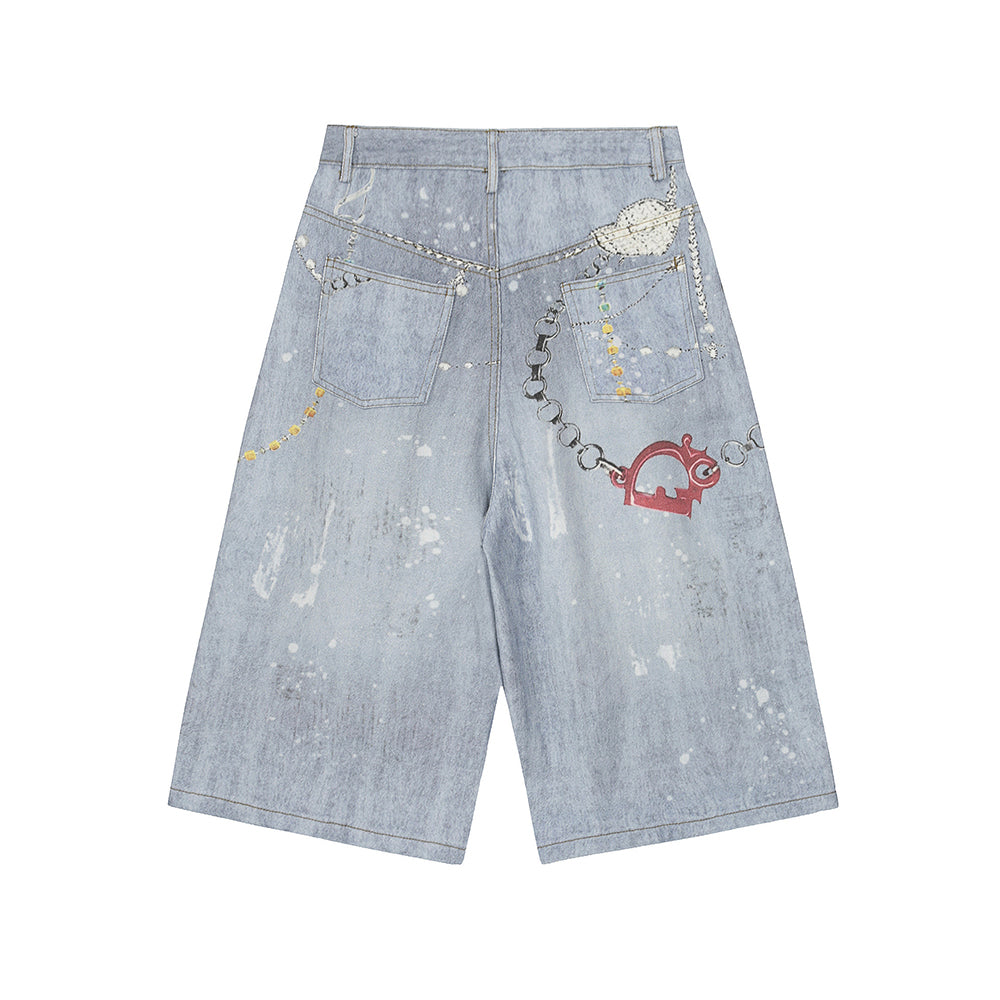 Vintage Colored Chain Shorts