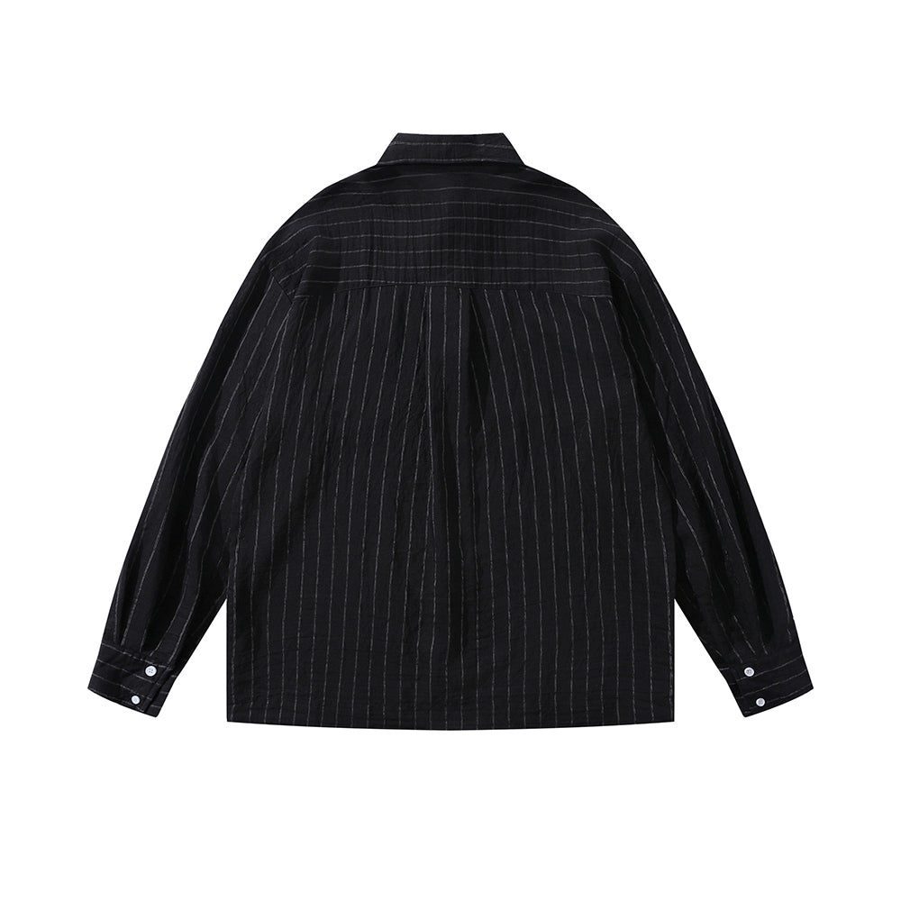 Simple Striped Long Sleeve Shirt