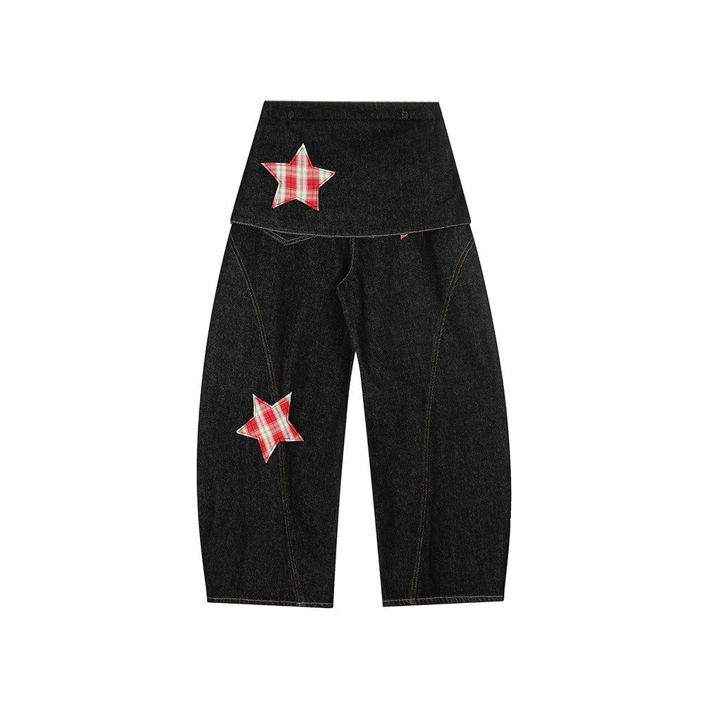 Retro designer jeans