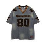 레트로 워시드 디스트레스드 반팔