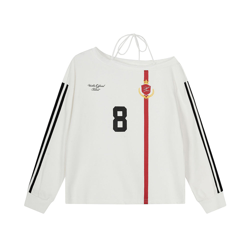 Retro contrast long sleeves