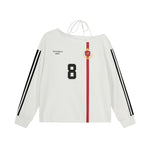 Retro contrast long sleeves