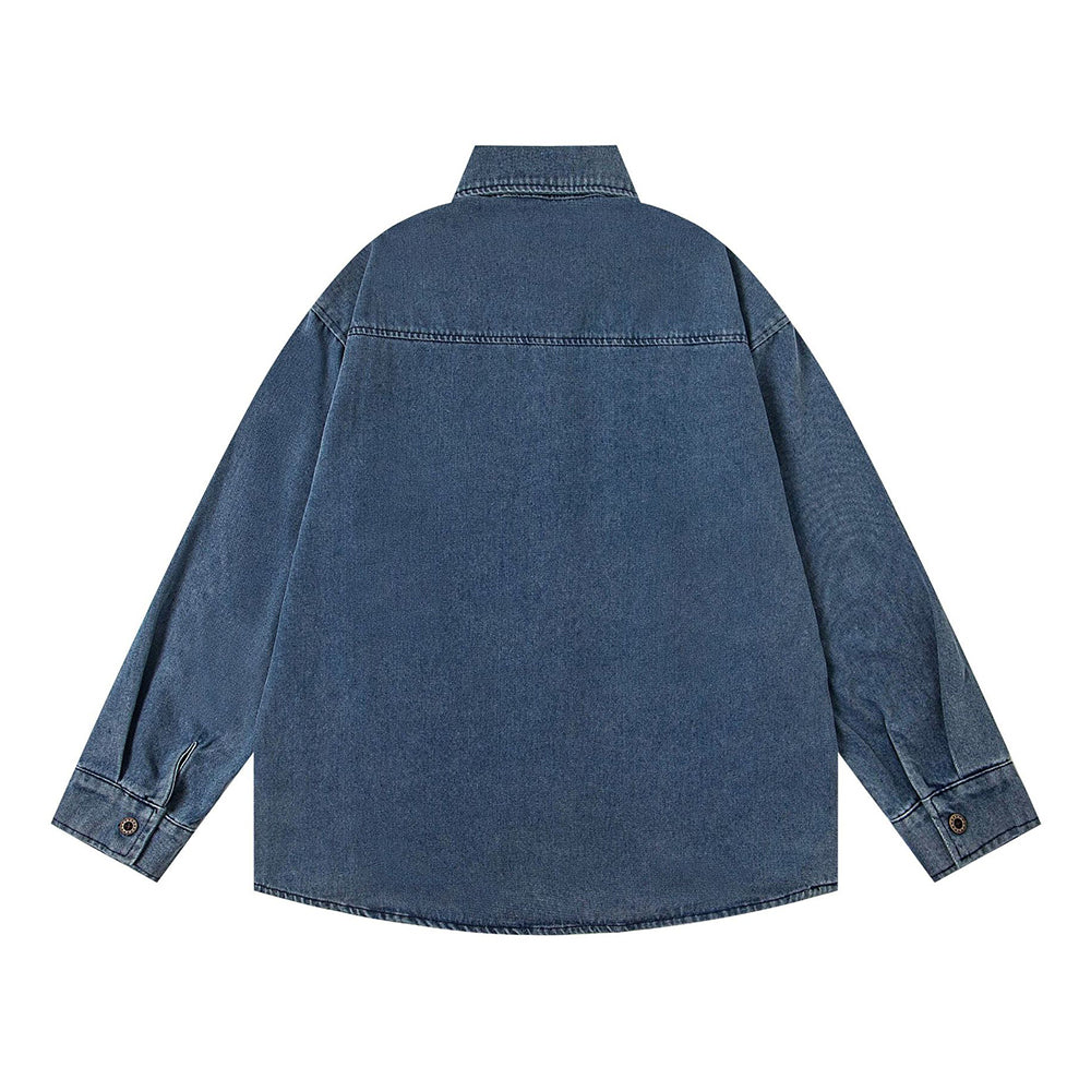 可愛小熊長袖襯衫