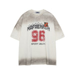 Printed letter short sleeves