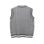 Preppy V-neck vest