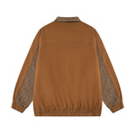 復古小狗撞色外套