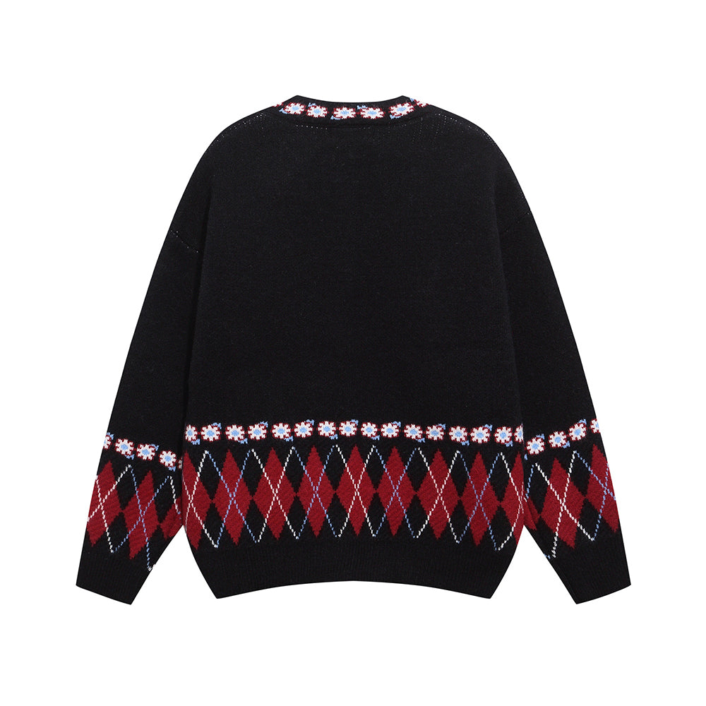 趣味卡通針織衫