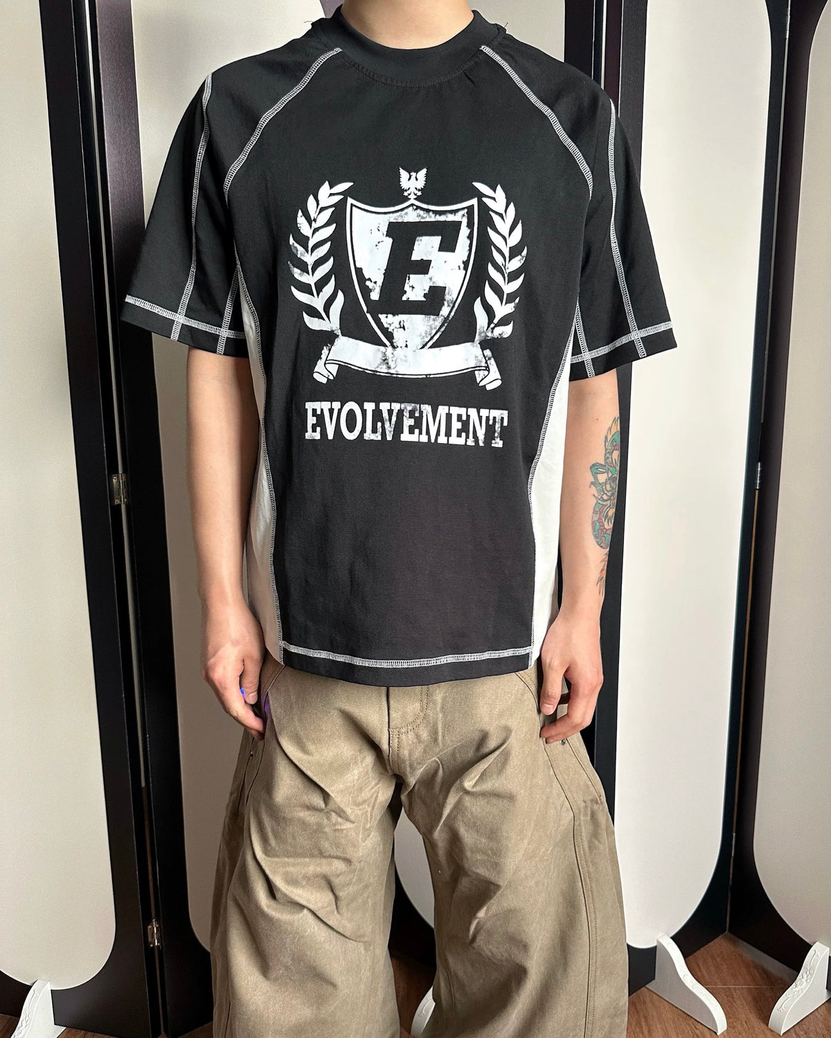 레트로 심플 반팔