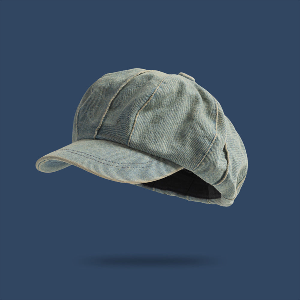 復古牛仔八角帽