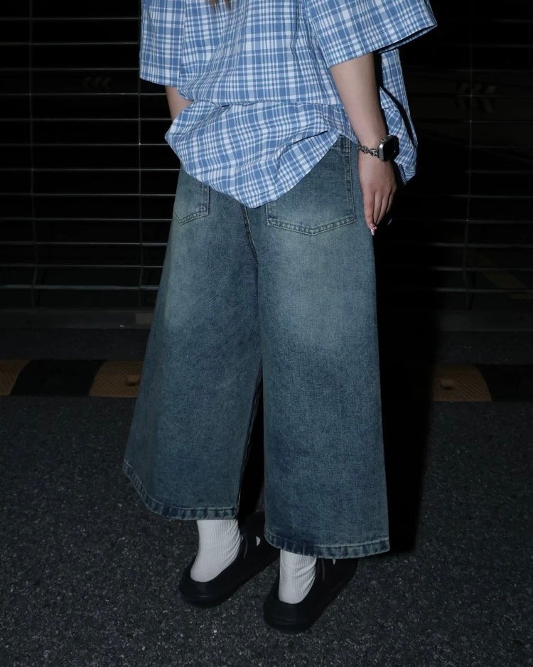 趣味刺綉牛仔褲