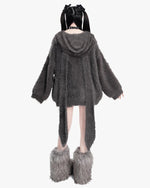 Cute lazy ear sweater cardigan (women)