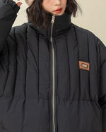 Retro reversible cotton jacket