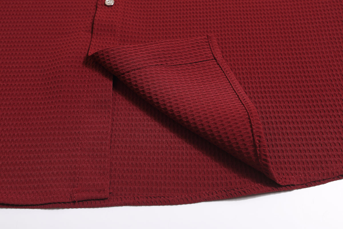 復古華夫格襯衫