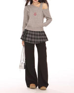 復古簡約百搭短款長袖