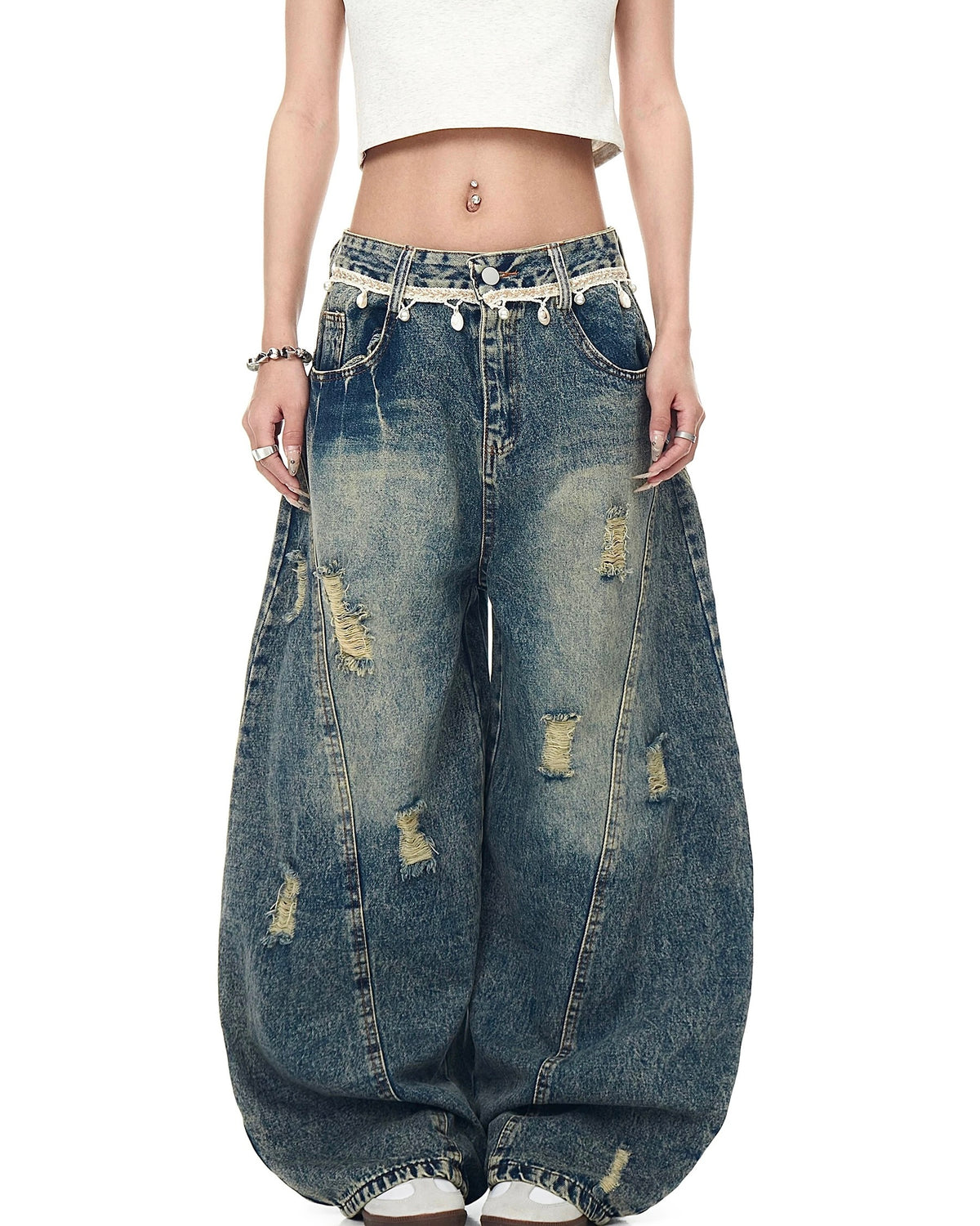 Vintage distressed jeans
