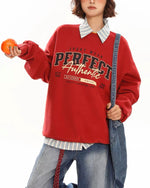 復古休閑情侶衛衣