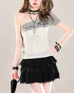 Retro off-shoulder short sleeves (women's)