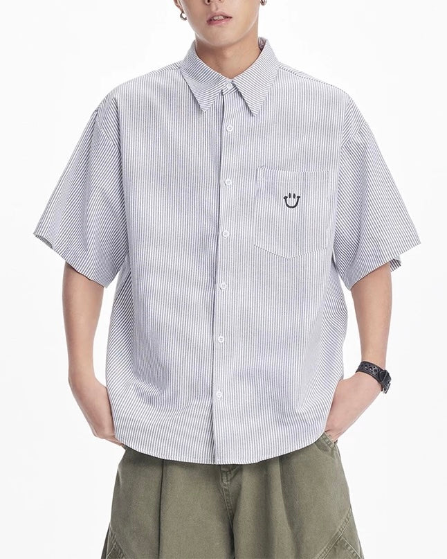 Solid color all-match shirt