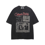 레트로 디스트레스드 반팔