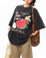 수박 프린트 반팔