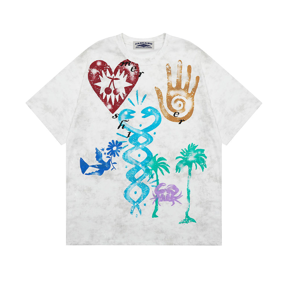 레트로 심플 반팔