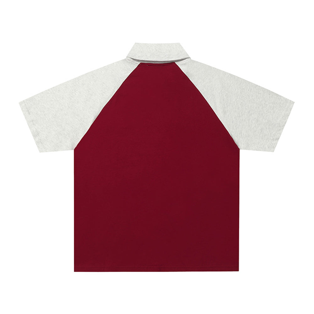 헐렁하고 심플한 짧은 소매