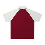 헐렁하고 심플한 짧은 소매