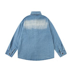 復古水洗牛仔襯衫