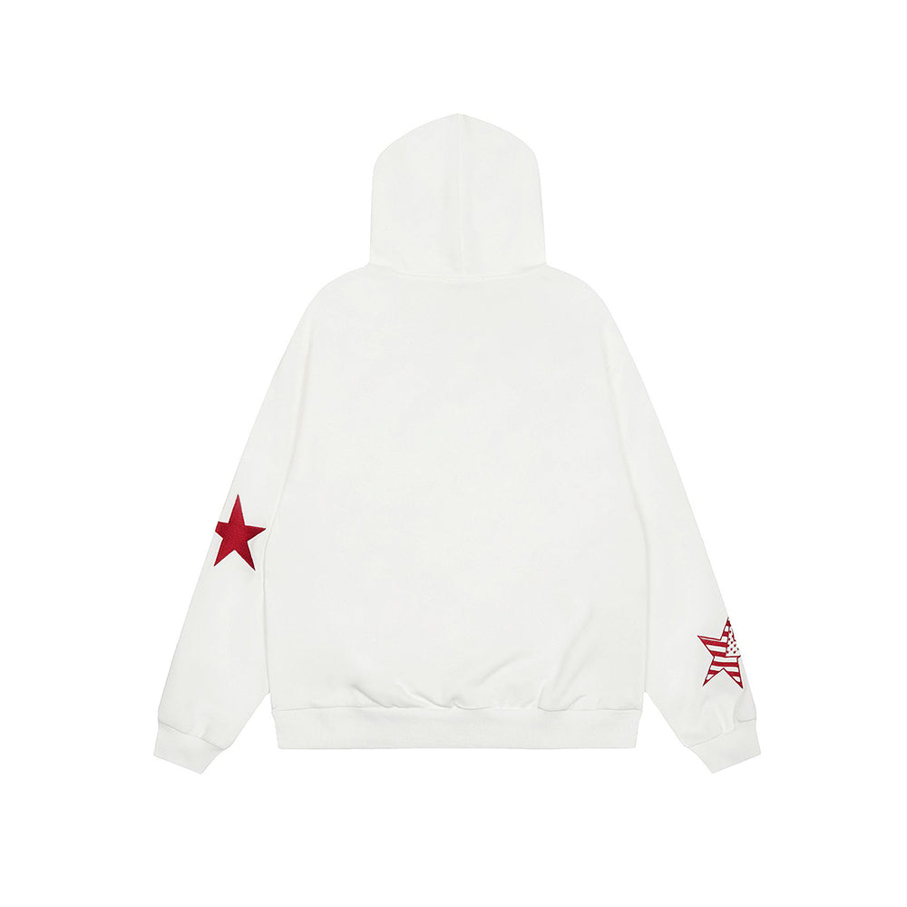 復古簡約連帽衛衣