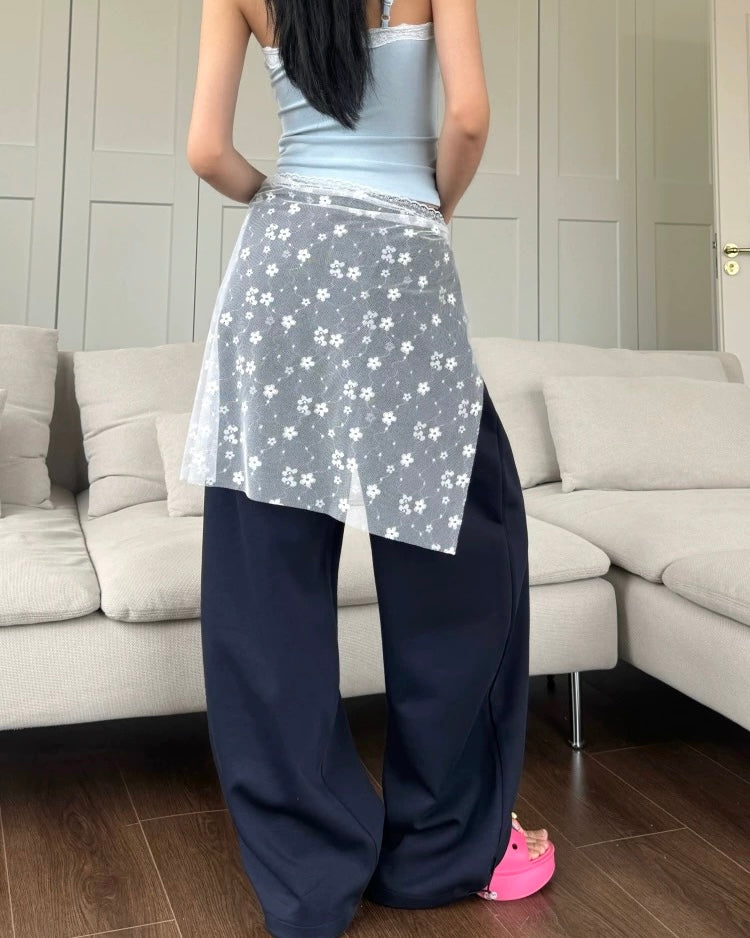Retro casual trousers (women's)
