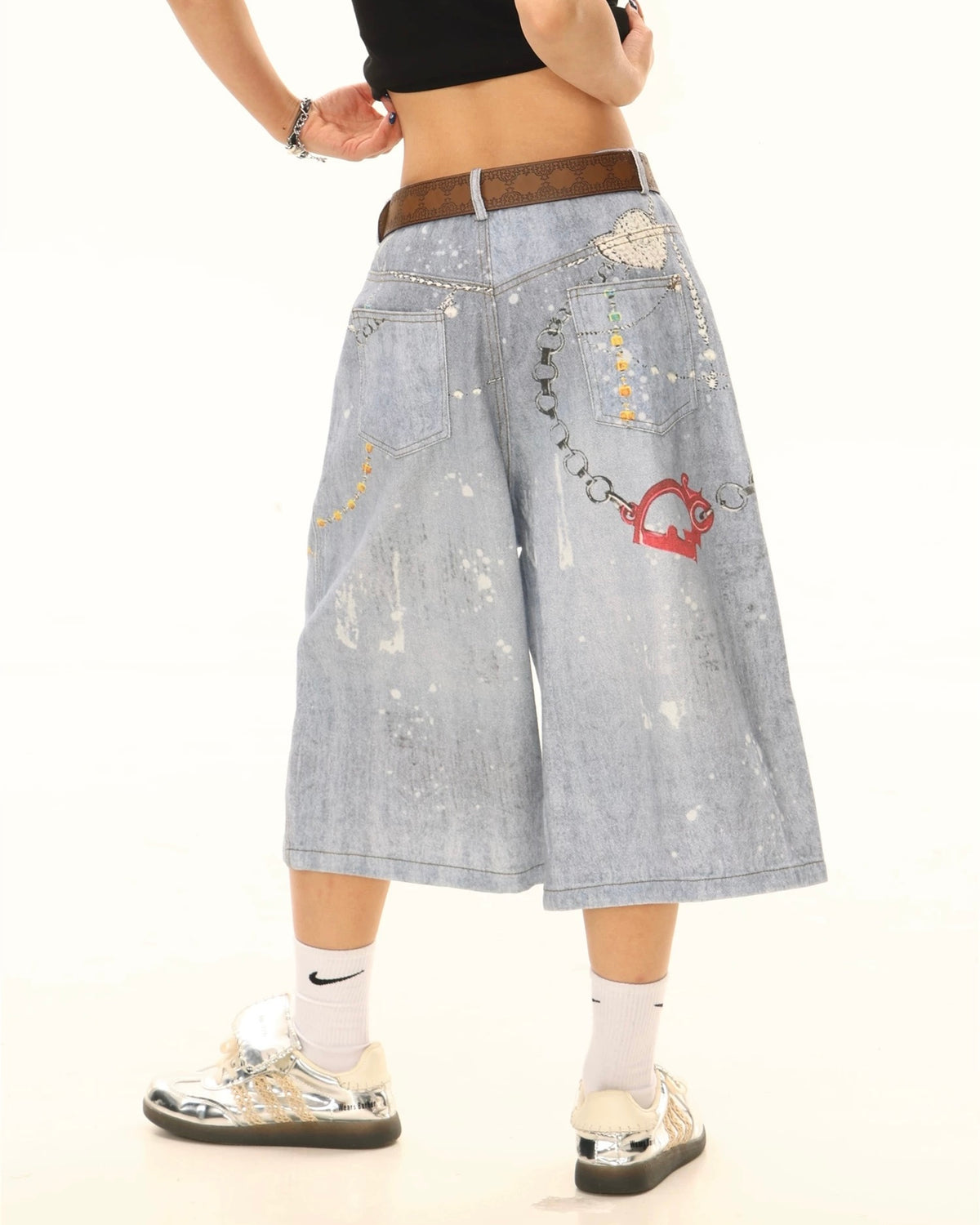 Vintage Colored Chain Shorts