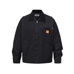 Retro minimalist cotton-padded jacket