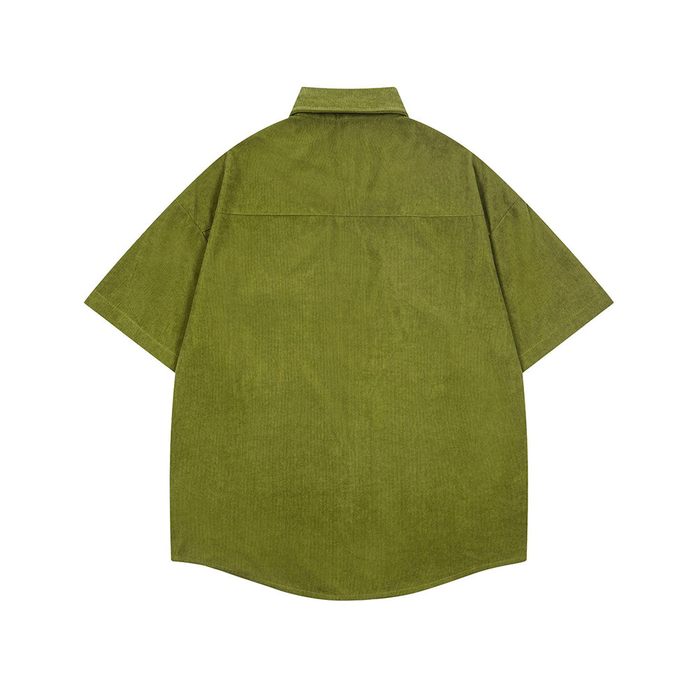 復古短袖襯衫