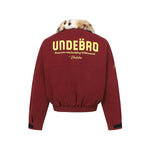 機車刺綉棉服外套