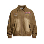 빈티지 자수 칼라 코트