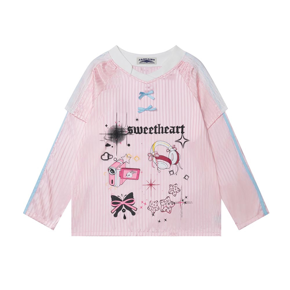 Retro loose long sleeve (women's)