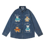 可愛小熊長袖襯衫