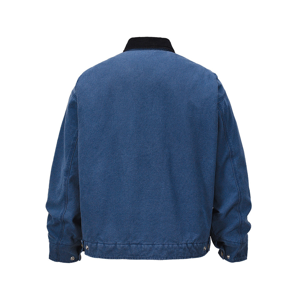 Retro minimalist cotton-padded jacket