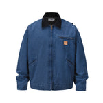 Retro minimalist cotton-padded jacket