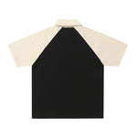 헐렁하고 심플한 짧은 소매