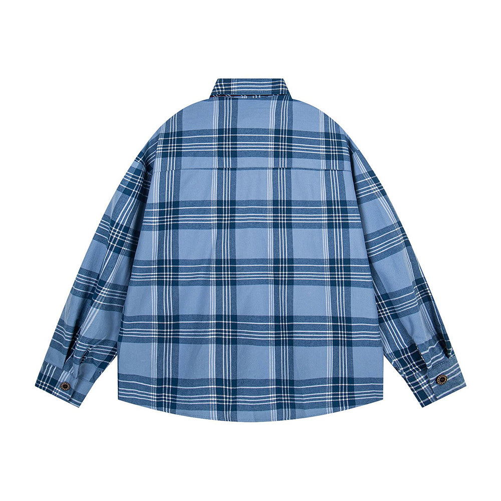 엿보는 강아지 긴팔 셔츠