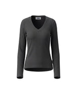Solid color slimming base layer top