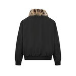 Patchwork cotton-padded jacket